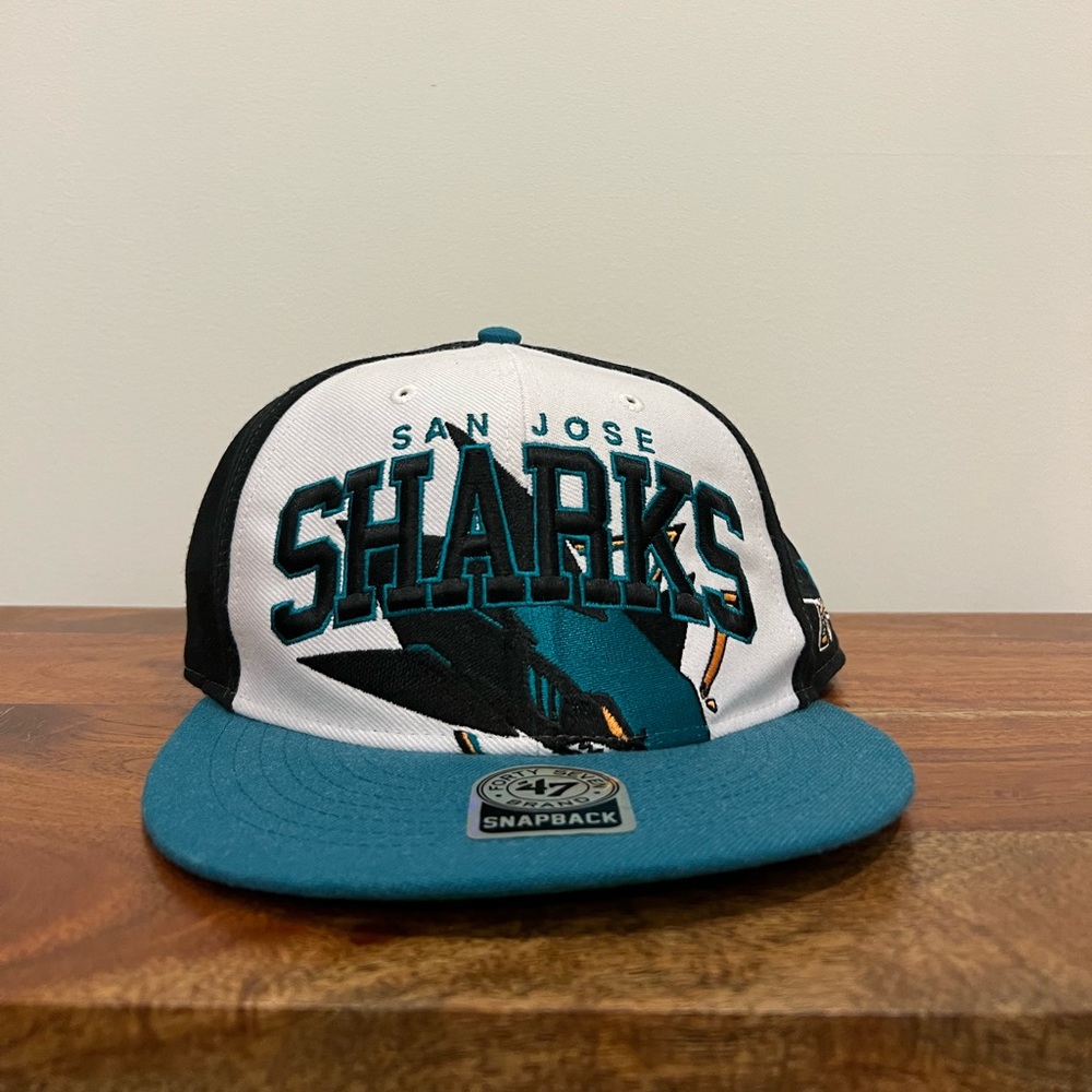 VINTAGE 47 BRAND SAN JOSE SHARKS SNAPBACK
